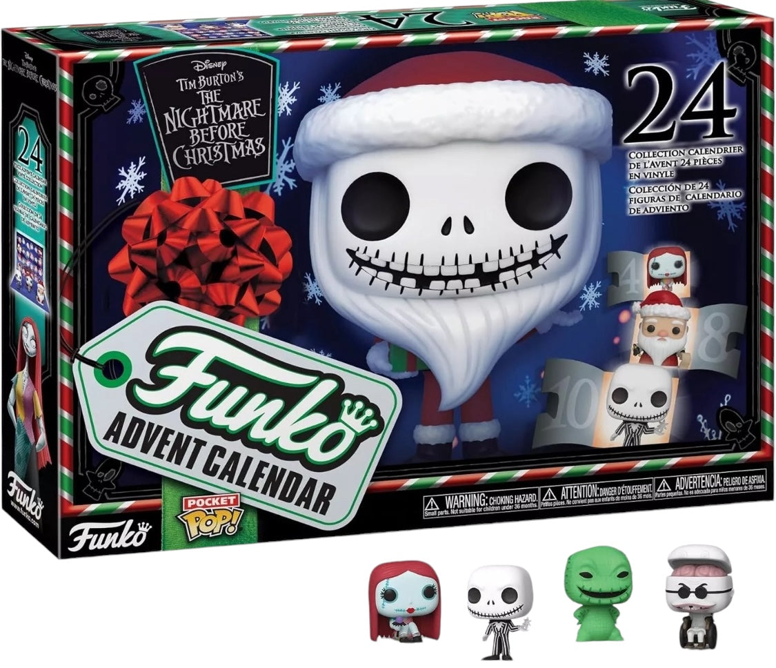 Funko Advent Calendar: The Nightmare Before Christmas - 24 Pocket Pop! Vinyl Figures (2020)