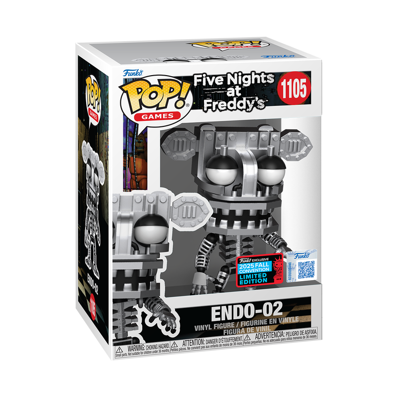 Endo-02 #1105 Funko Five Nights At Freddy's Official Con Sticker NYCC 2025 Exclusive
