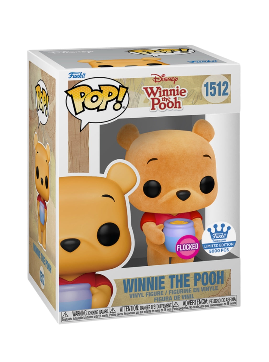 Disney Winnie the Pooh Flocked Funko Shop Exclusive