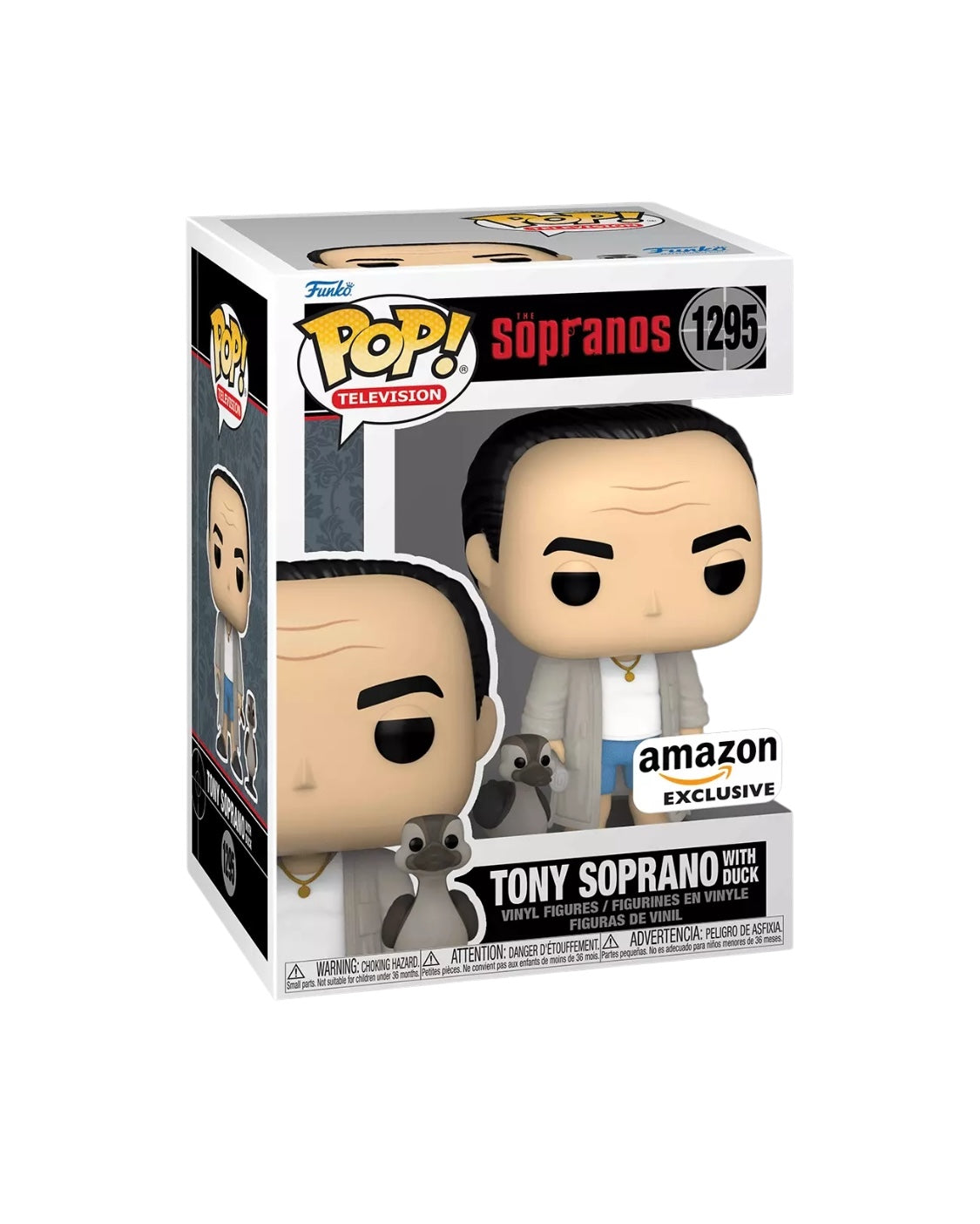 Pop TV The Sopranos Tony Soprano with Duck Exclusive Vinyl Figure