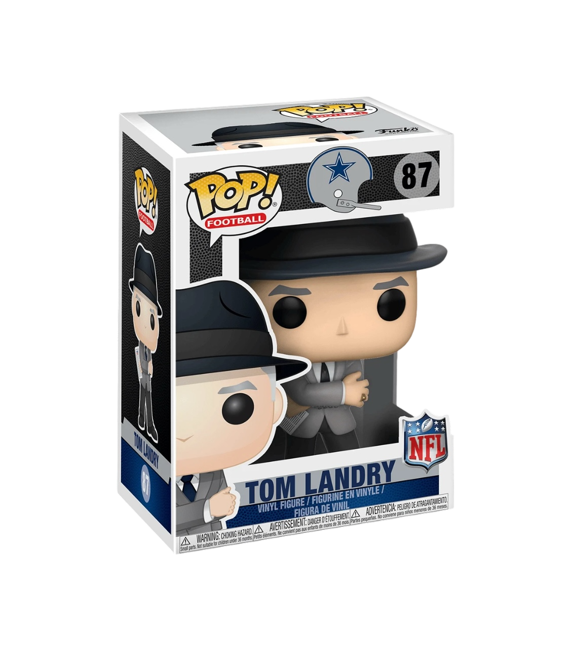 Tom Landry (Dallas Cowboys) NFL Funko Pop! Legends