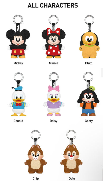 Pop Mart Mickey and Family Cute Together Keychain Chip