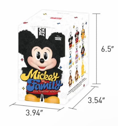 Pop Mart Mickey and Family Cute Together Keychain Chip