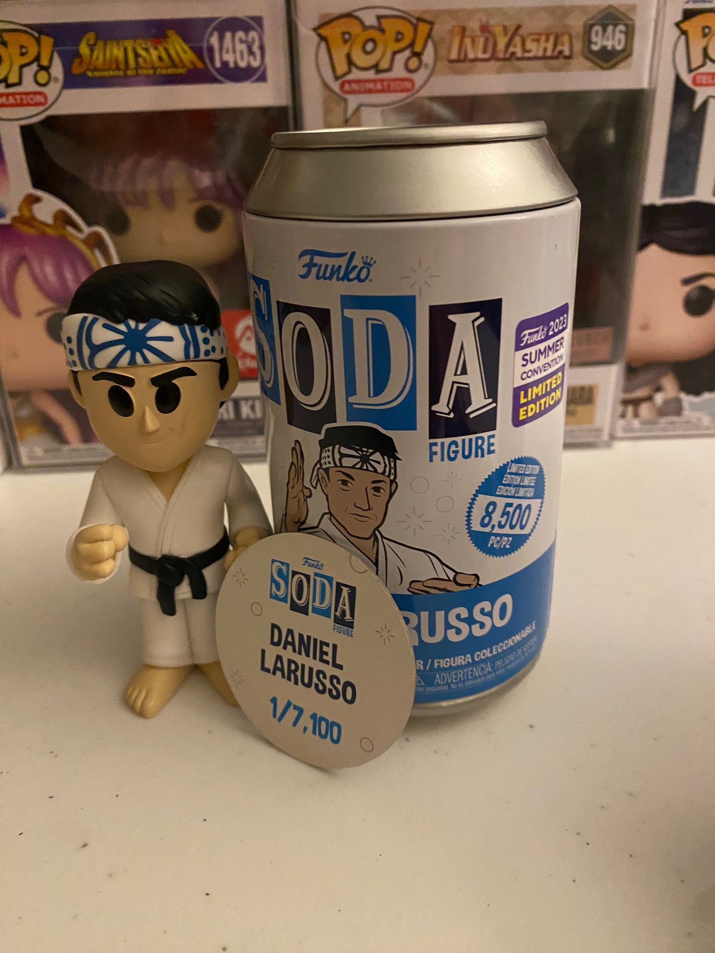 Funko Vinyl Soda Cobra Kai Johnny Lawrence and Daniel Larusso Exclusives set of 2