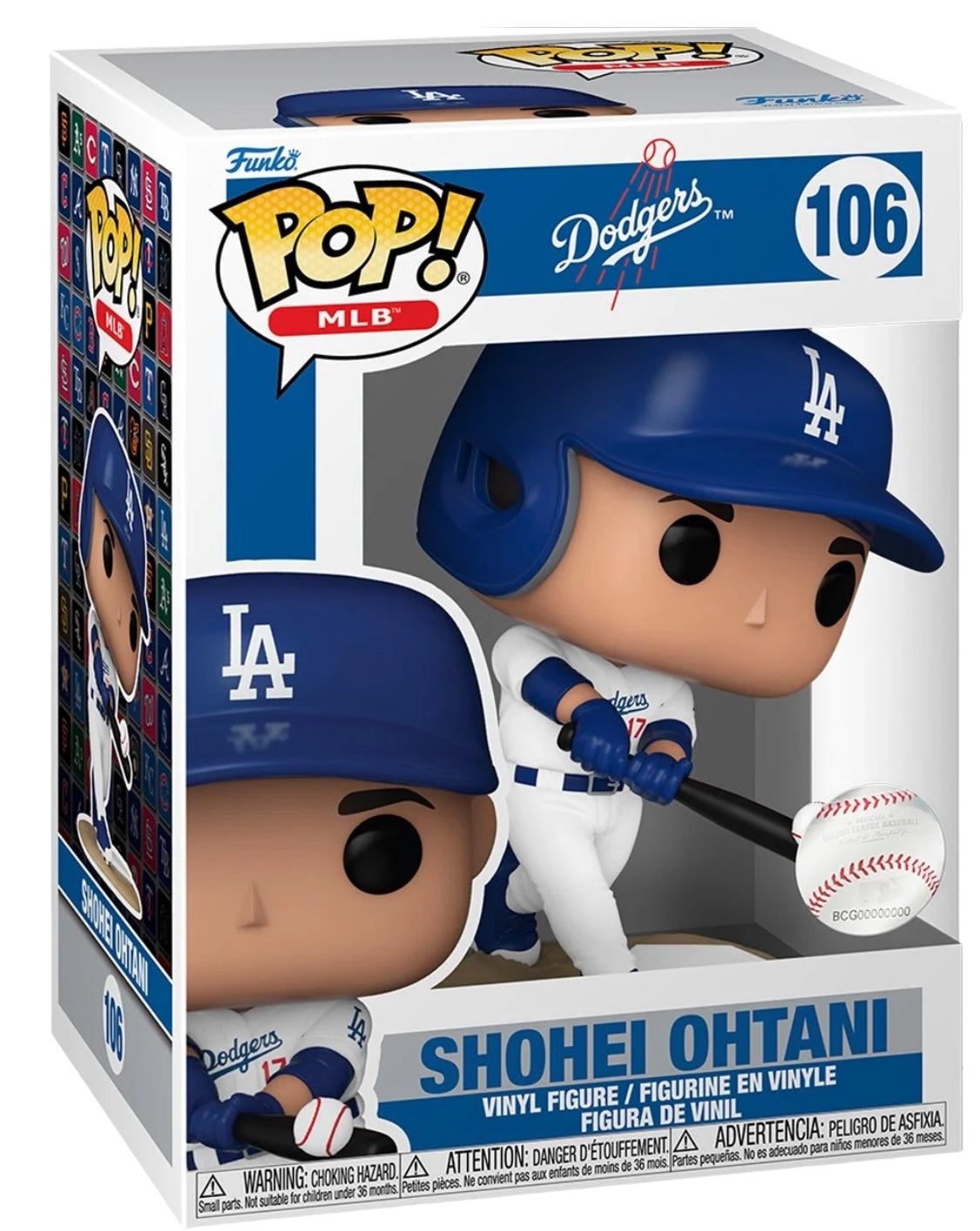 MLB Dodgers Shohei Ohtani (Home) Funko Pop! Vinyl Figure #106