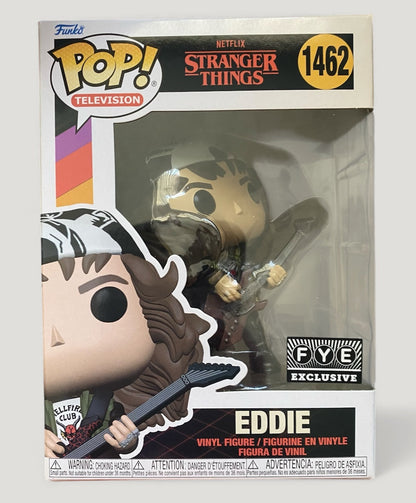 Unreleased Funko Pop! Television Stranger Things Eddie Munson Metallic Vinyl Figure #1462