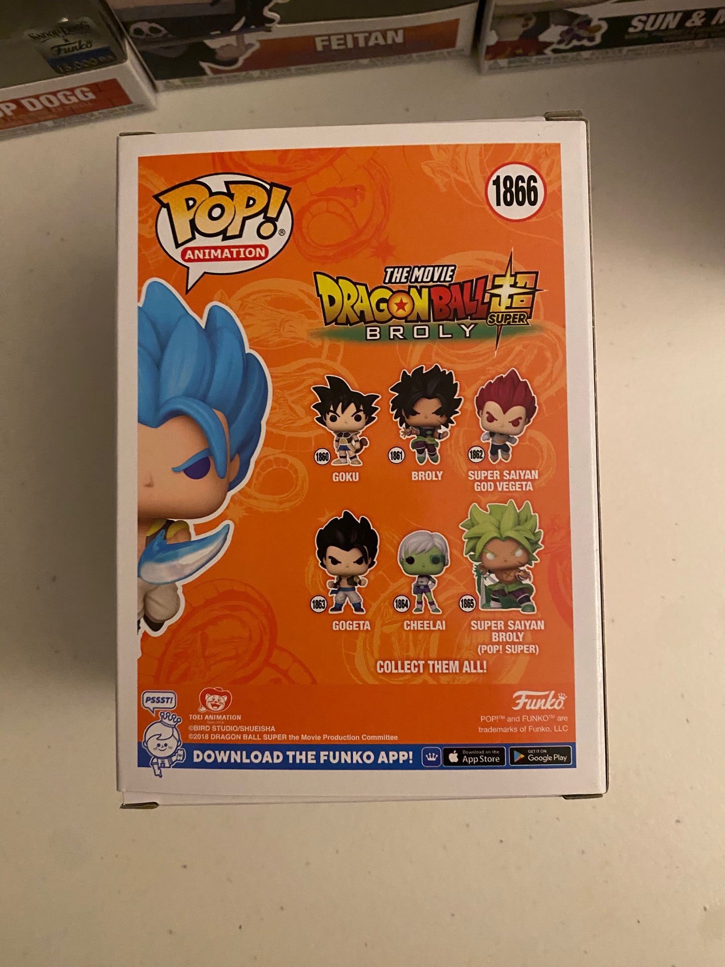 SSGSS Gogeta Funko Pop Dragon Ball Z Super Broly Movie Exclusive