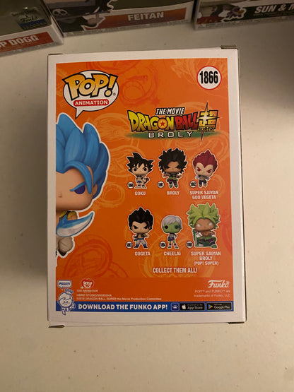 SSGSS Gogeta Funko Pop Dragon Ball Z Super Broly Movie Exclusive