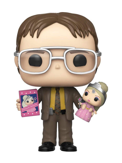 Funko Pop! The Office Dwight Schrute W/ Princess Unicorn Doll #1009