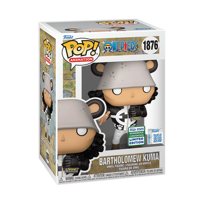 Bartholomew Kuma #1876 Exclusive Funko One Piece Wondercon Share Sticker