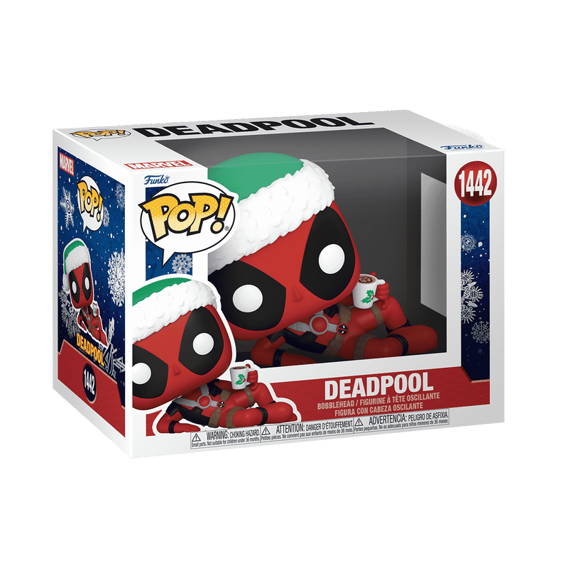 Funko POP! Marvel Holiday Deadpool with Hot Cocoa Chocolate #1442