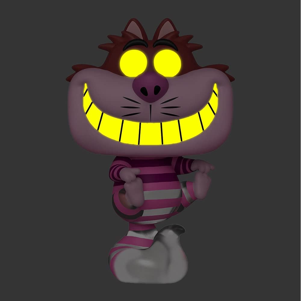 Disney Alice in Wonderland Cheshire Cat Glow in the Dark Exclusive Funko Pop!