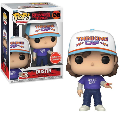Funko Pop! Television Stranger Things w/ Thinking Cap #1249 [Byte-Off Shirt] Exclusive Vinyl Figure