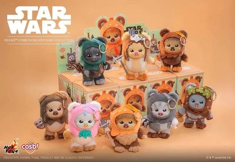 Star Wars Ewoks Cosbi Plush Keychain Collection - 1 Blind Box