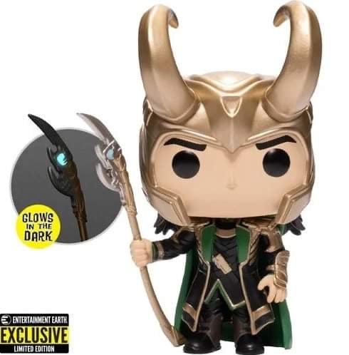 Avengers Loki with Scepter Pop! Vinyl Figure - EE Exclusive