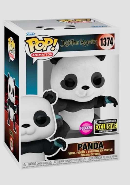 Pre Order Jujutsu Kaisen Panda Flocked #1374 - Exclusive Funko Pop!