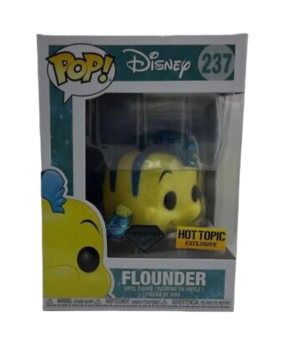 Disney's The Little Mermaid Diamond Flounder Exclusive Funko Pop!