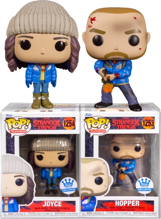Stranger Things Season 4 Joyce & Hopper Funko Shop Exclusive 2-Pack
