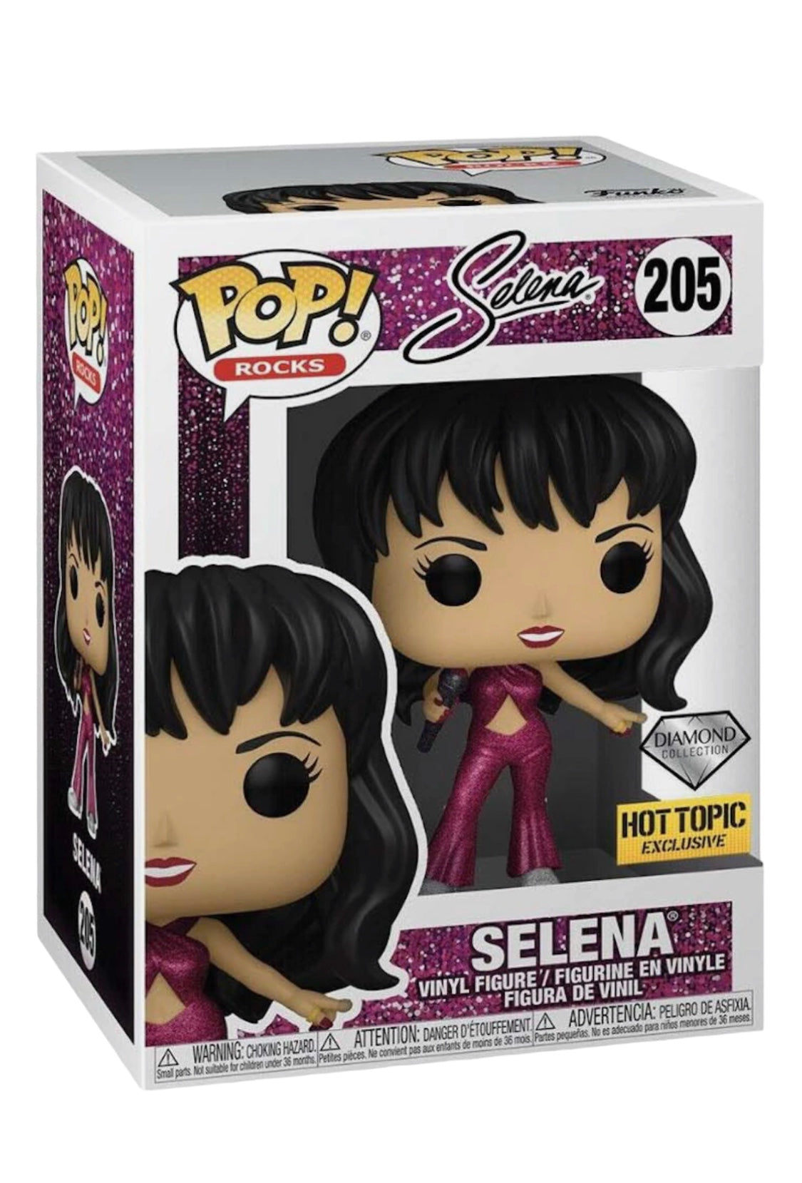 Funko Pop! Selena Diamond Burgundy #205 Hot Topic Special Edition Exclusive