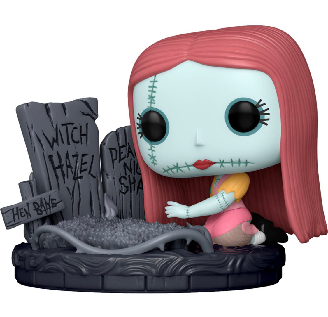Disney Nightmare Before Christmas 30th Anniversary Sally with Gravestone Deluxe Funko Pop!