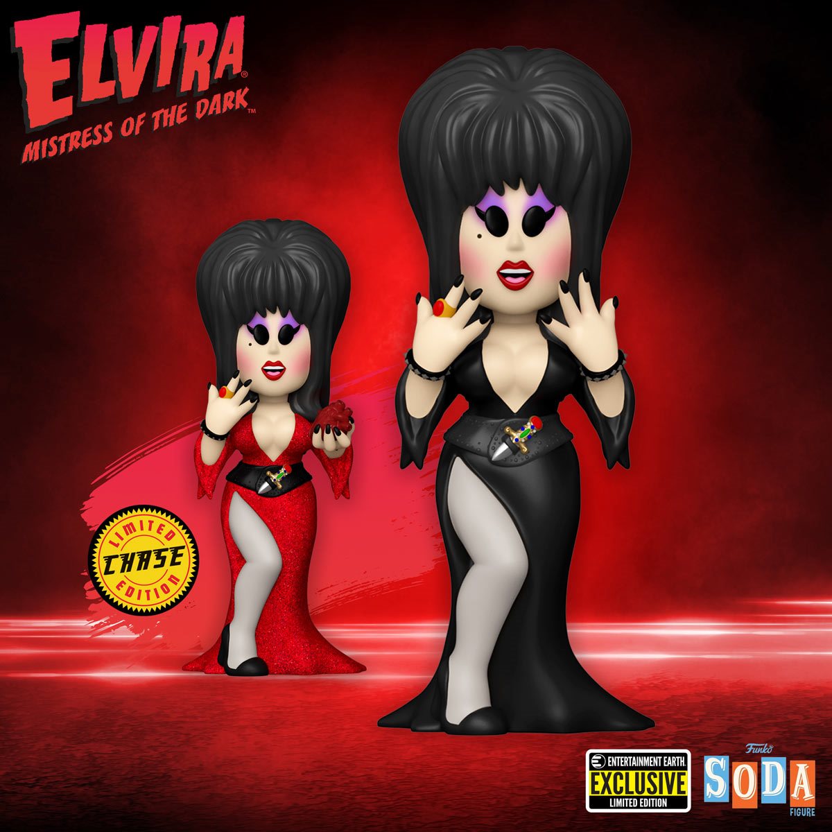 Funko Vinyl Soda Elvira Exclusive Figure 1:6