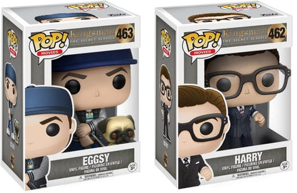 Kingsman The Secret Harry and Eggsy Funko Pop Set
