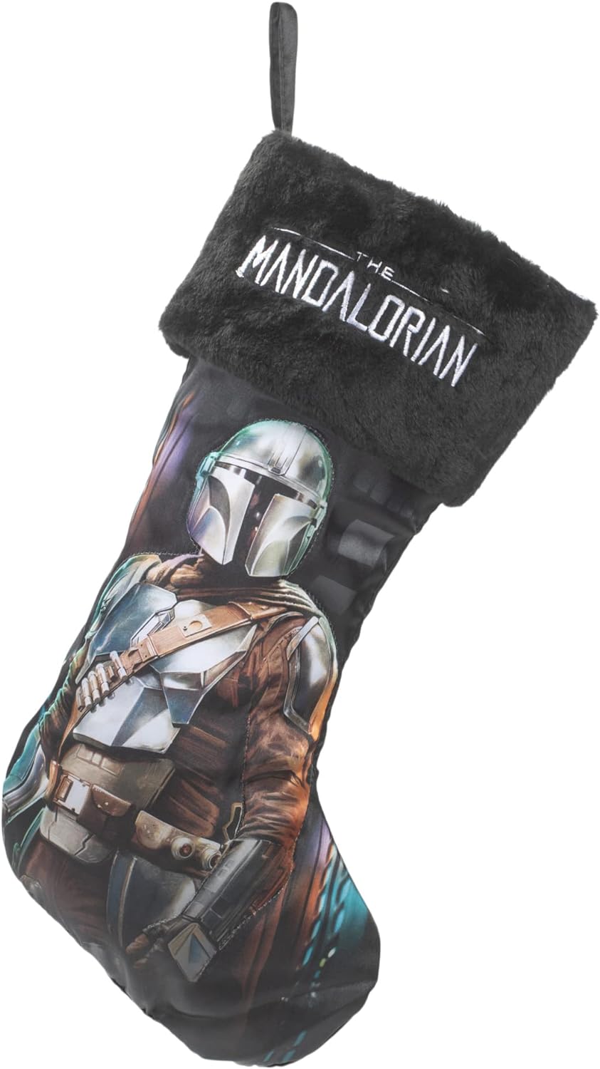Kurt S. Adler 19" Star Wars The Mandalorian Stocking