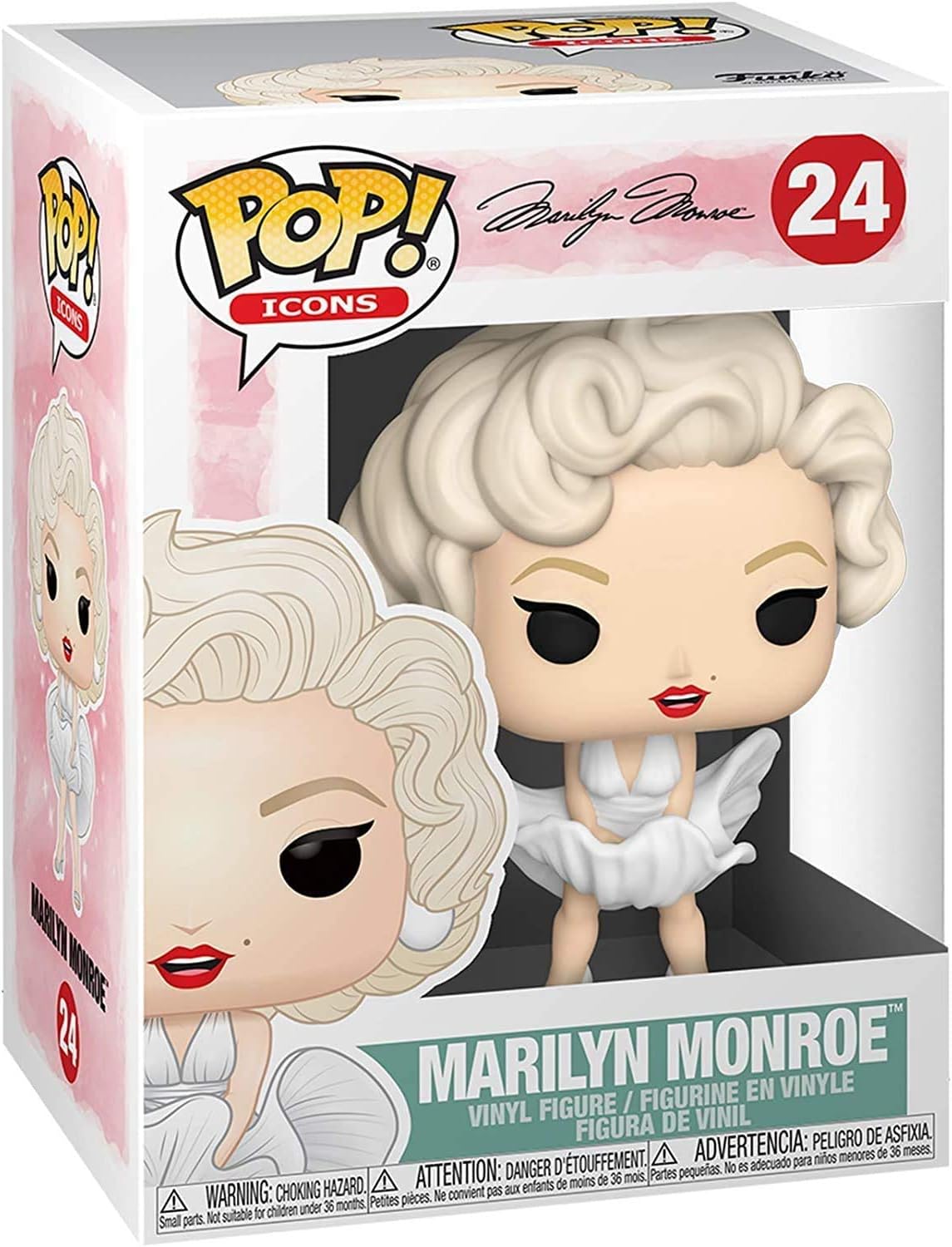 Marilyn Monroe #24 Funko  White Dress Vaulted