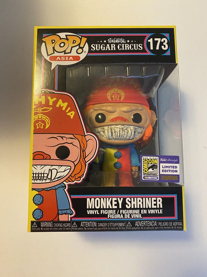 Ron English Sugar Circus Monkey Shriner Exclusve SDCC Funko Pop Asia