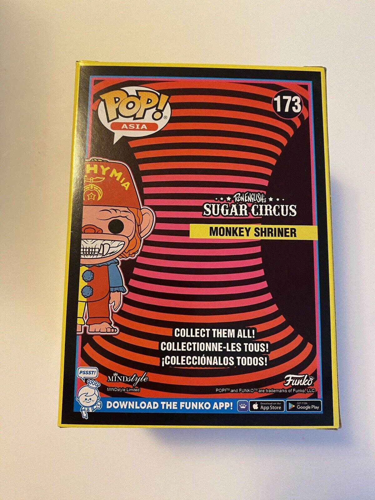 Ron English Sugar Circus Monkey Shriner Exclusve SDCC Funko Pop Asia