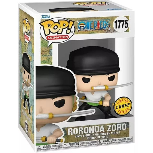 FUNKO POP Animation One Piece RORONOA ZORO (Two Sword Style) #1775 CHASE - VGC