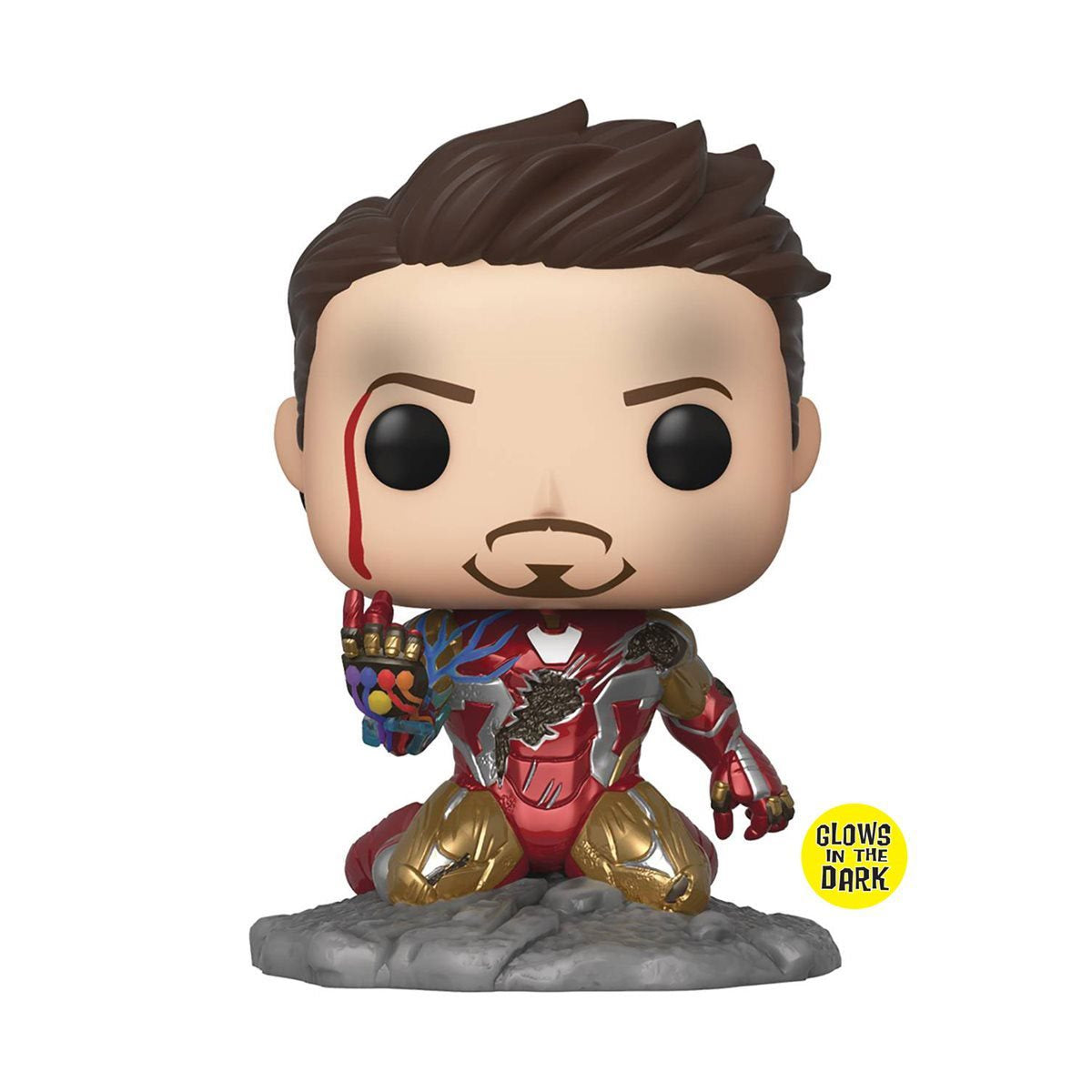 Avengers: Endgame I Am Iron Man GITD Deluxe Pop! PX Exclusive Vinyl Figure