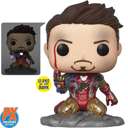 Avengers: Endgame I Am Iron Man GITD Deluxe Pop! PX Exclusive Vinyl Figure