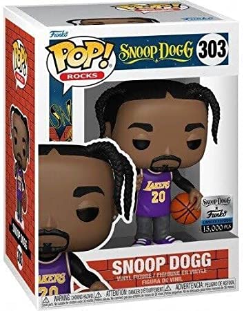 Snoop Doggy Dogg in Purple Lakers Jersey Exclusive Vinyl Figure LE 1500